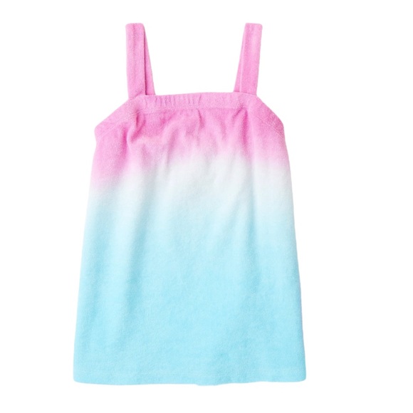 Nwt Wonder Nation Girls terry tank top swim cover up Size Large 10/12 pool beach - Picture 1 of 10